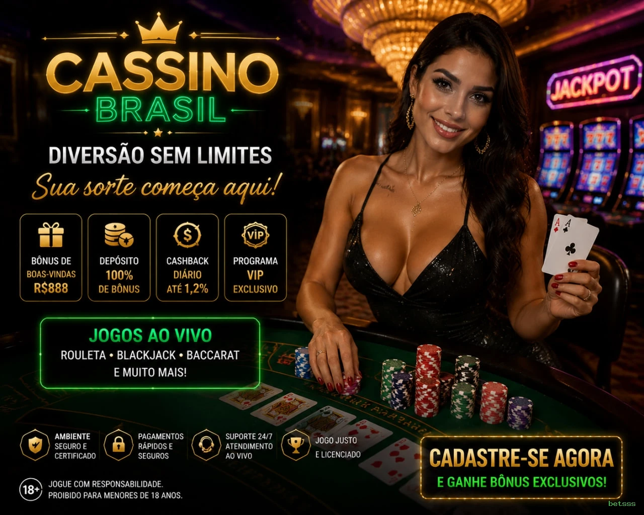 Imagem promocional da betsss mostrando a plataforma e suas vantagens